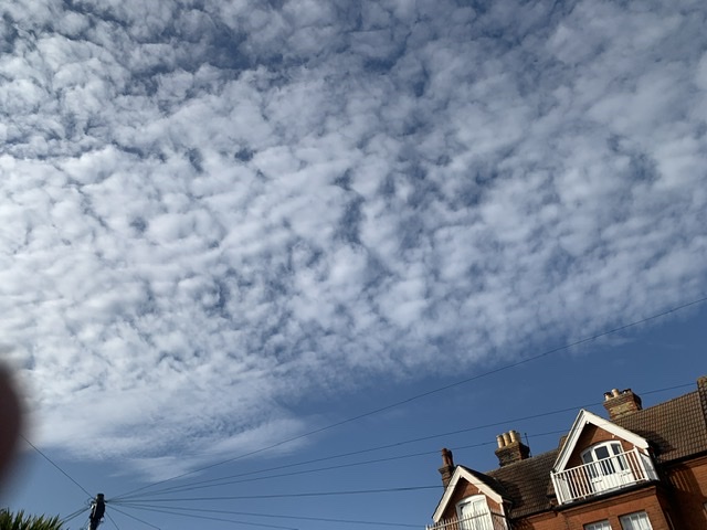 Altocumulus means high heap